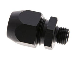 15x9mm & G1/4'' Aluminum Straight Compression Fitting with Male Threads 10 bar PVC and PA [2 Pieces]