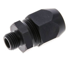 16x10mm & G1/4'' Aluminum Straight Compression Fitting with Male Threads 10 bar PVC and PA [2 Pieces]