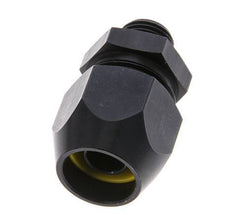 16x10mm & G1/4'' Aluminum Straight Compression Fitting with Male Threads 10 bar PVC and PA [2 Pieces]