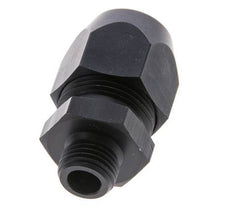 16x10mm & G1/4'' Aluminum Straight Compression Fitting with Male Threads 10 bar PVC and PA [2 Pieces]