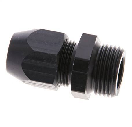 10x4mm & G3/8'' Aluminum Straight Compression Fitting with Male Threads 10 bar PVC and PA [2 Pieces]