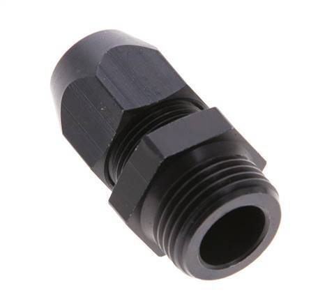 10x4mm & G3/8'' Aluminum Straight Compression Fitting with Male Threads 10 bar PVC and PA [2 Pieces]