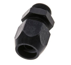 14x8mm & G3/8'' Aluminum Straight Compression Fitting with Male Threads 10 bar PVC and PA [2 Pieces]