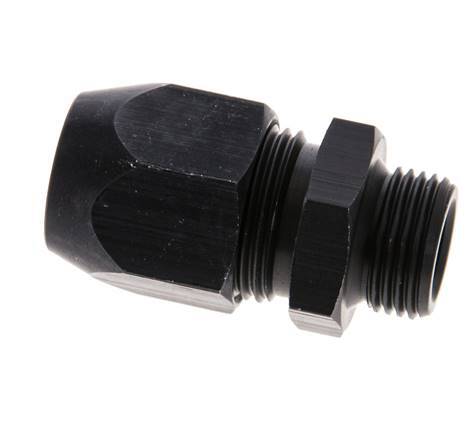14x8mm & G3/8'' Aluminum Straight Compression Fitting with Male Threads 10 bar PVC and PA [2 Pieces]