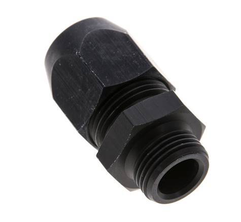 14x8mm & G3/8'' Aluminum Straight Compression Fitting with Male Threads 10 bar PVC and PA [2 Pieces]