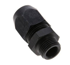 14x8mm & G3/8'' Aluminum Straight Compression Fitting with Male Threads 10 bar PVC and PA [2 Pieces]
