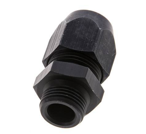 14x8mm & G3/8'' Aluminum Straight Compression Fitting with Male Threads 10 bar PVC and PA [2 Pieces]
