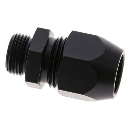 15x9mm & G3/8'' Aluminum Straight Compression Fitting with Male Threads 10 bar PVC and PA [2 Pieces]