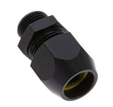 15x9mm & G3/8'' Aluminum Straight Compression Fitting with Male Threads 10 bar PVC and PA [2 Pieces]
