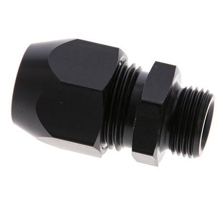 15x9mm & G3/8'' Aluminum Straight Compression Fitting with Male Threads 10 bar PVC and PA [2 Pieces]