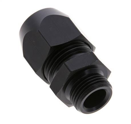 15x9mm & G3/8'' Aluminum Straight Compression Fitting with Male Threads 10 bar PVC and PA [2 Pieces]