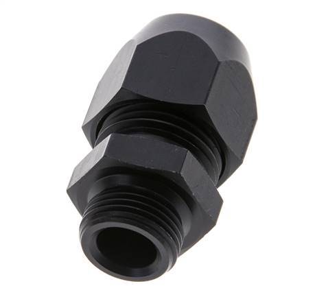 15x9mm & G3/8'' Aluminum Straight Compression Fitting with Male Threads 10 bar PVC and PA [2 Pieces]