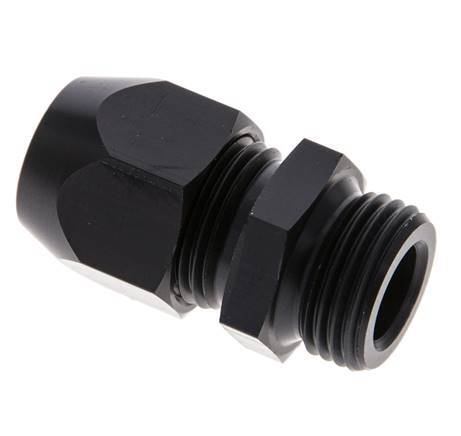 15x9mm & G1/2'' Aluminum Straight Compression Fitting with Male Threads 10 bar PVC and PA