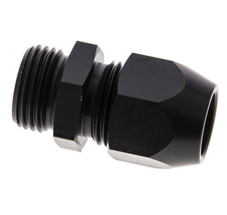 15x9mm & G1/2'' Aluminum Straight Compression Fitting with Male Threads 10 bar PVC and PA