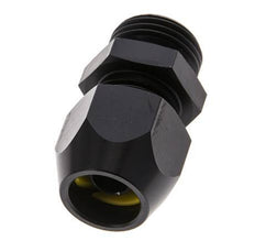 15x9mm & G1/2'' Aluminum Straight Compression Fitting with Male Threads 10 bar PVC and PA