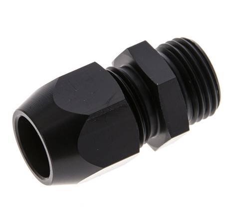 15x9mm & G1/2'' Aluminum Straight Compression Fitting with Male Threads 10 bar PVC and PA