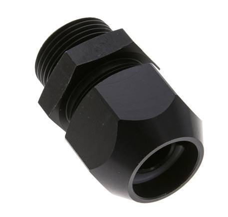 26x19mm & G1'' Aluminum Straight Compression Fitting with Male Threads 10 bar PVC and PA