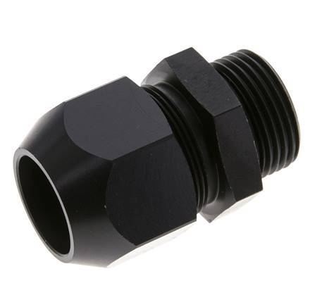 26x19mm & G1'' Aluminum Straight Compression Fitting with Male Threads 10 bar PVC and PA