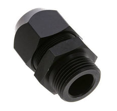 26x19mm & G1'' Aluminum Straight Compression Fitting with Male Threads 10 bar PVC and PA