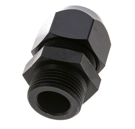 26x19mm & G1'' Aluminum Straight Compression Fitting with Male Threads 10 bar PVC and PA