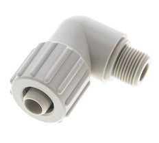 15x9mm & G3/8'' PP Elbow Compression Fitting with Male Threads 10 bar PVC and PA