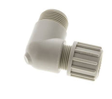 16x10mm & G3/4'' PP Elbow Compression Fitting with Male Threads 10 bar PVC and PA