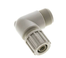 16x10mm & G3/4'' PP Elbow Compression Fitting with Male Threads 10 bar PVC and PA