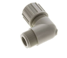 20x13mm & G3/4'' PP Elbow Compression Fitting with Male Threads 10 bar PVC and PA