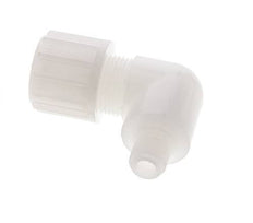 12x6mm & G3/8'' PVDF Elbow Compression Fitting with Male Threads 10 bar PVC and PA