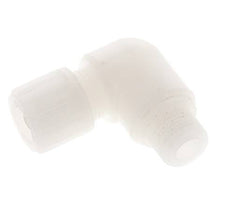 12x6mm & G3/8'' PVDF Elbow Compression Fitting with Male Threads 10 bar PVC and PA