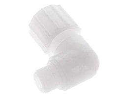 15x9mm & G3/8'' PVDF Elbow Compression Fitting with Male Threads 10 bar PVC and PA