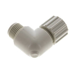 12x6mm & G1/2'' PVDF Elbow Compression Fitting with Male Threads 10 bar PVC and PA