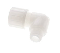 20x13mm & G1/2'' PVDF Elbow Compression Fitting with Male Threads 10 bar PVC and PA