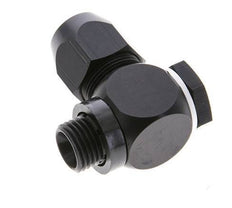 12x6mm & G1/4'' Aluminum Elbow Compression Fitting with Male Threads 10 bar PVC and PA