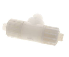 16x10mm & G3/8'' Racor de compresión en T de PVDF con rosca macho 10 bar PVC y PA
