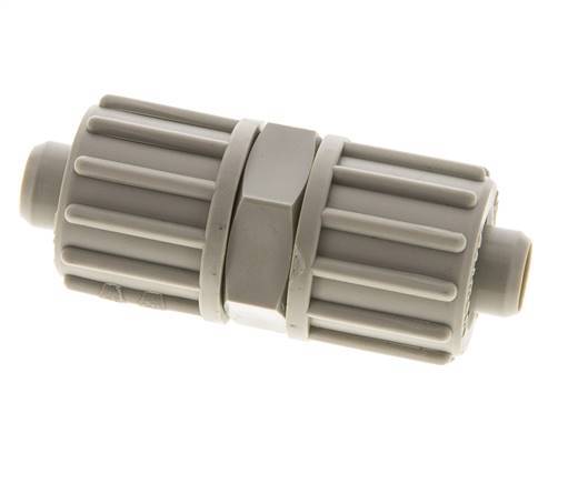 16x10mm PP Racor de compresión recto 10 bar PVC y PA