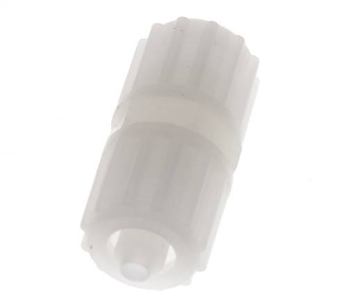 Racor de compresión recto 12x6mm PVDF 10 bar PVC y PA