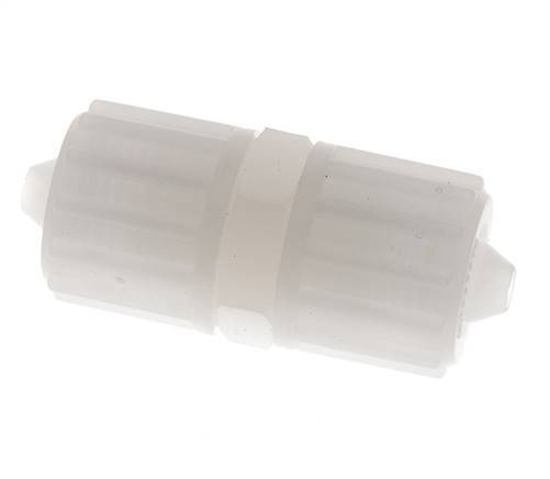 Racor de compresión recto 12x6mm PVDF 10 bar PVC y PA