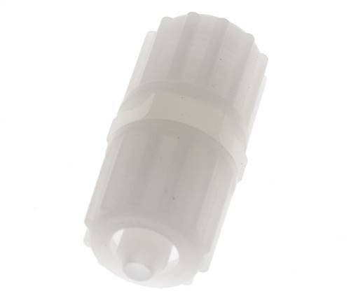 Racor de compresión recto 12x6mm PVDF 10 bar PVC y PA
