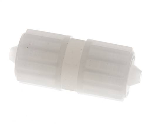 Racor de compresión recto 12x6mm PVDF 10 bar PVC y PA
