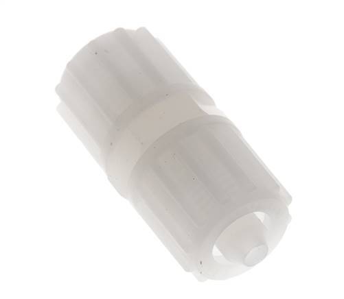 Racor de compresión recto 12x6mm PVDF 10 bar PVC y PA