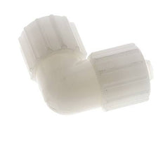 Racor de compresión codo 15x9mm PVDF 10 bar PVC y PA