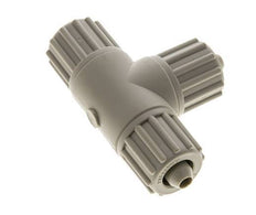 Racor de compresión en T de PP 12x6mm 10 bar PVC y PA