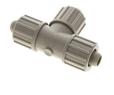 Racor de compresión en T de PP 20x13mm 10 bar PVC y PA
