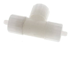 Racor de compresión en T 10x4mm PVDF 10 bar PVC y PA