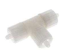 Racor de compresión en T 10x4mm PVDF 10 bar PVC y PA