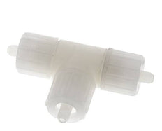 Racor de compresión en T 10x4mm PVDF 10 bar PVC y PA