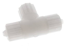 Racor de compresión en T 12x6mm PVDF 10 bar PVC y PA