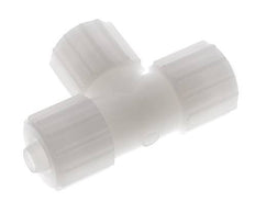 Racor de compresión en T 15x9mm PVDF 10 bar PVC y PA