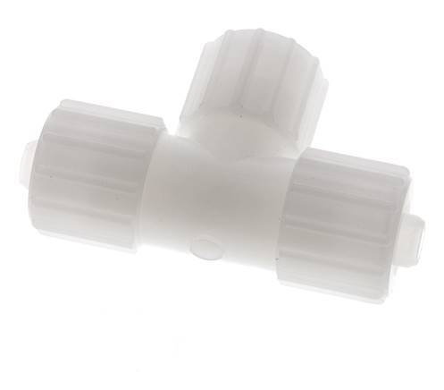 Racor de compresión en T 15x9mm PVDF 10 bar PVC y PA